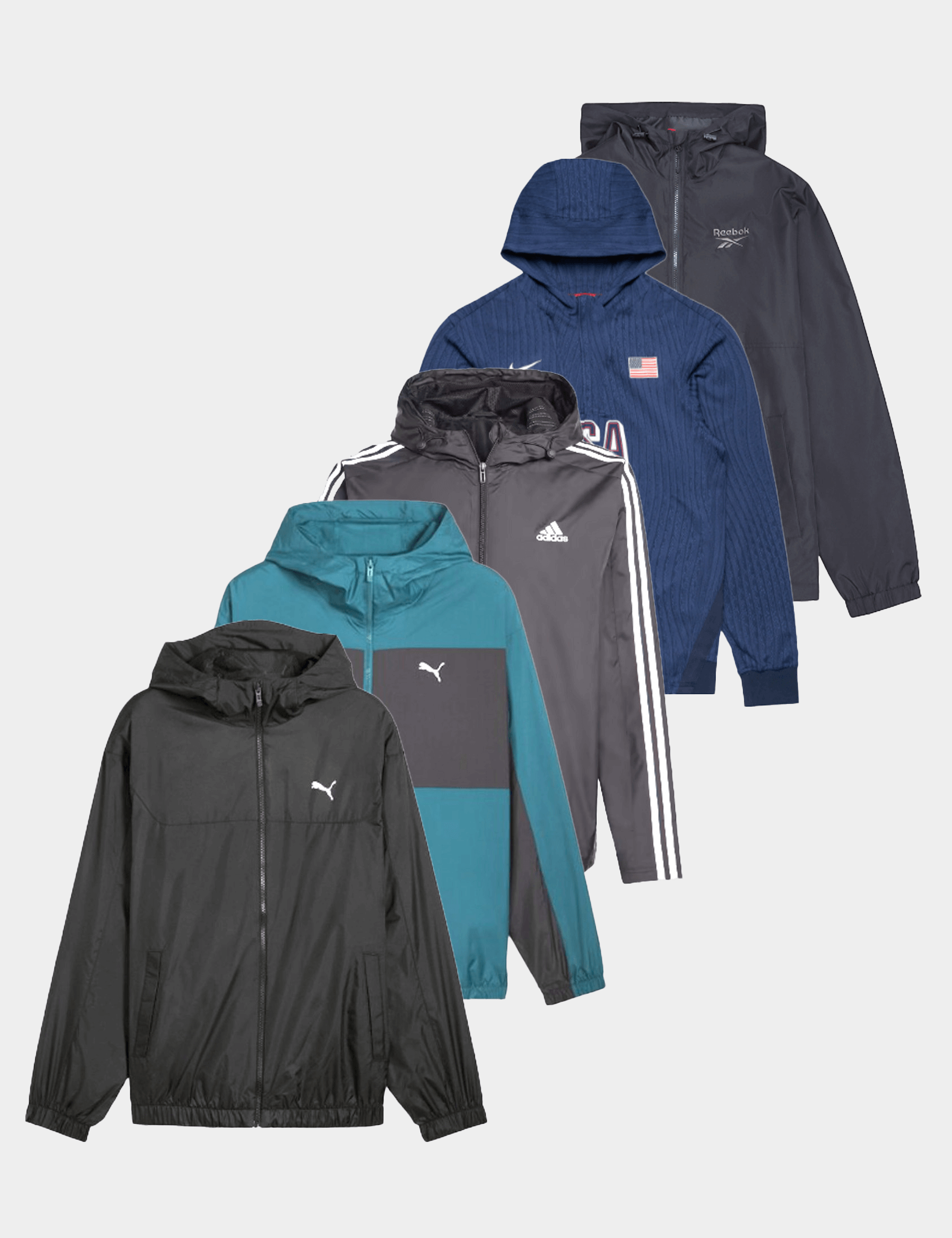 Branded Mix Windbreaker